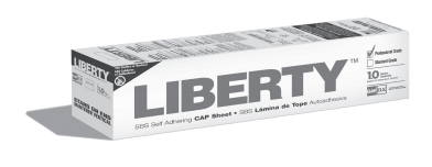 Liberty SBS self-adhereing cap sheet